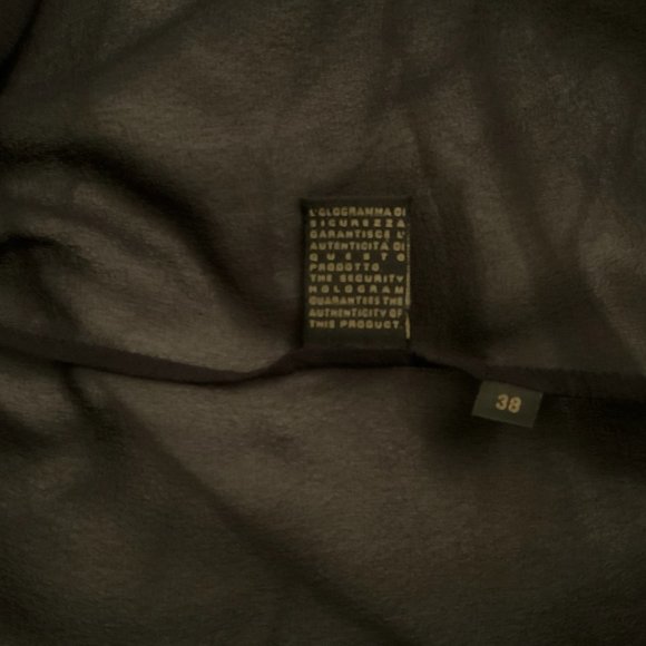 New Roberto Cavalli Black Beaded Silk Chiffon Cocktail Top Evening IT38 Tunic - Picture 10 of 12